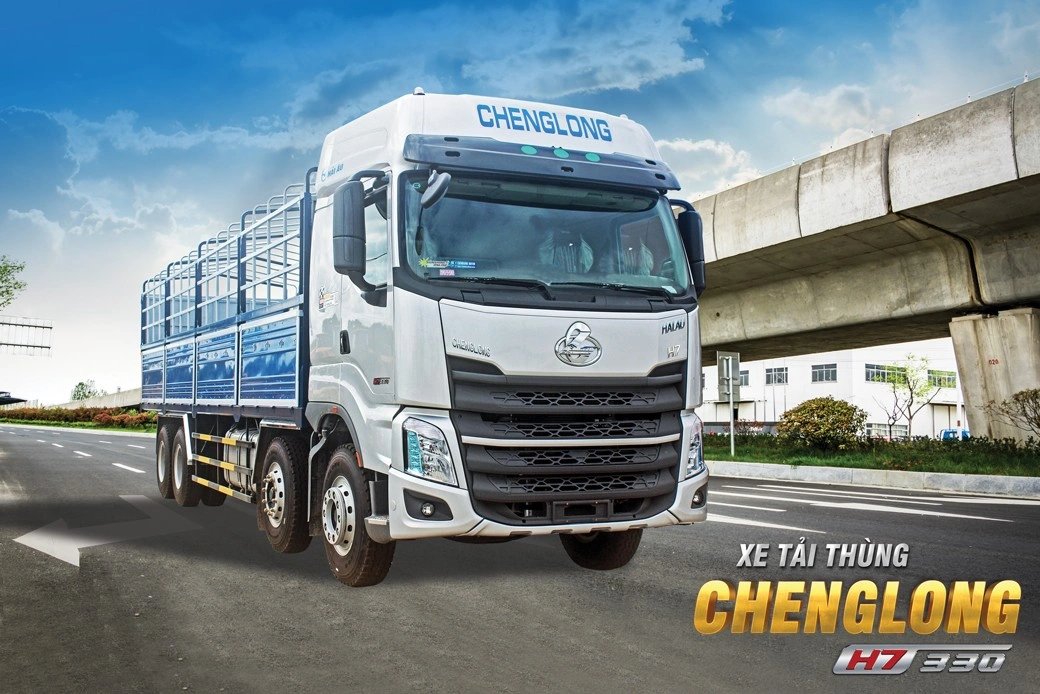 XE TẢI THÙNG 4 CHÂN CHENGLONG H7 8x4 330HP (THÙNG MUI BẠT)