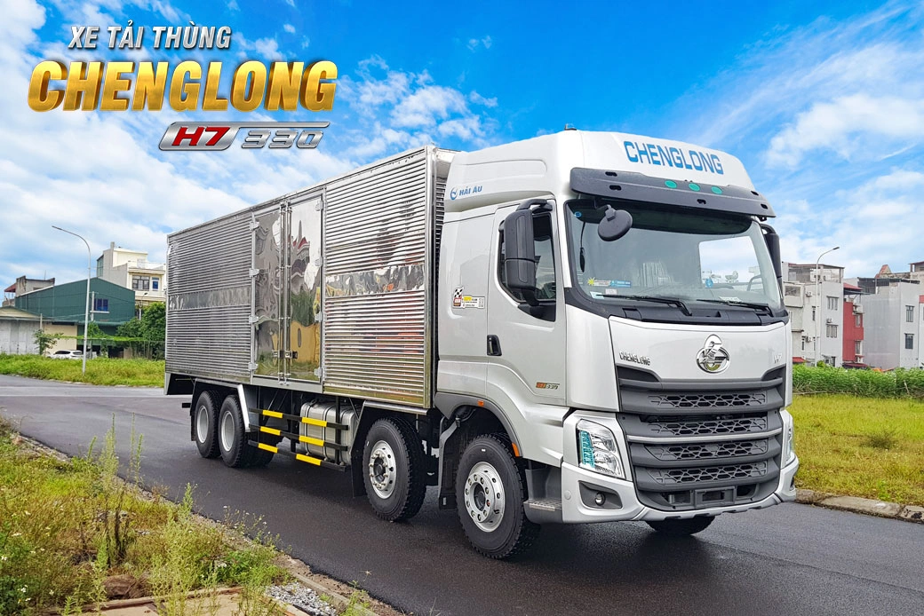 XE TẢI THÙNG 4 CHÂN CHENGLONG H7 8x4 330HP (THÙNG KÍN)